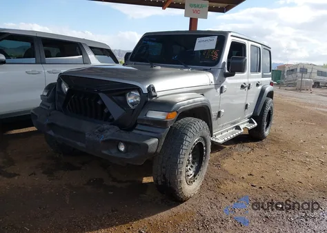 2020 Jeep Wrangler Unlimited Sport S 4X4 z USA, uszkodzony, nr VIN 1C4HJXDN8LW126929